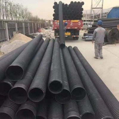 【天津中勁】華北地區(qū)銷(xiāo)售中心 黃石HDPE雙壁波紋管 大口徑排污pe波紋管 HDPE雙壁波紋管 政污水排水管 塑料波紋管