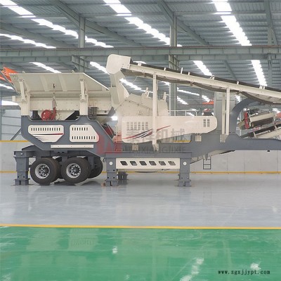 鄭州輪胎式建筑垃圾破碎機(jī)移動破碎建筑垃圾破碎機(jī)出粉率高的建筑垃圾破碎機(jī)