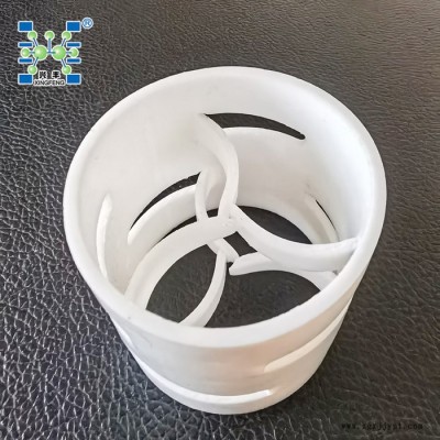 萍鄉(xiāng)興豐 50mm現貨PTFE鮑爾環(huán) 四氟鮑爾環(huán)填料 聚四氟乙烯鮑爾環(huán)