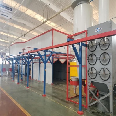貨架噴粉設備-衡陽噴粉設備-特固重型涂裝生產流水線